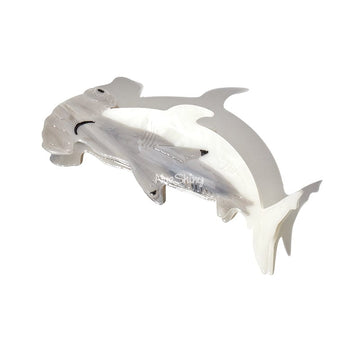 Jumbo Grey Hammerhead Shark Hair Claw Clips