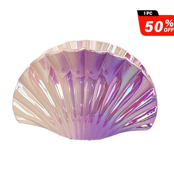 Gradient Purple Shell Hair Claw Clips