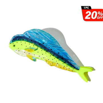 Jumbo Mahi-Mahi Hair Claw Clips