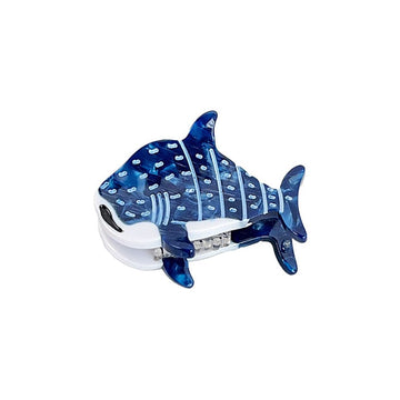 Mini Blue Whale Shark Hair Claw Clips