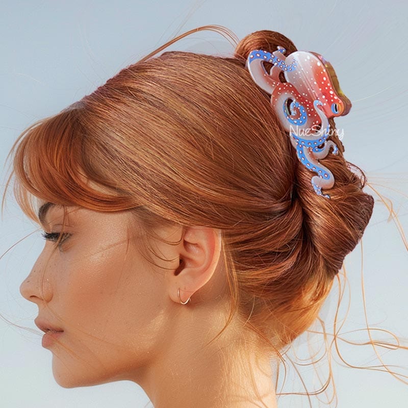 Jumbo Octopus Hair Claw Clips