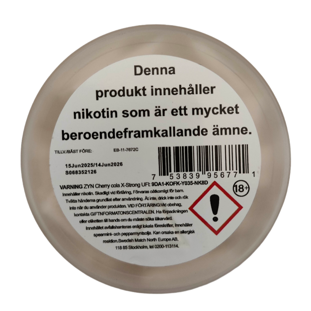 Zyn Slim cherry cola 12mg