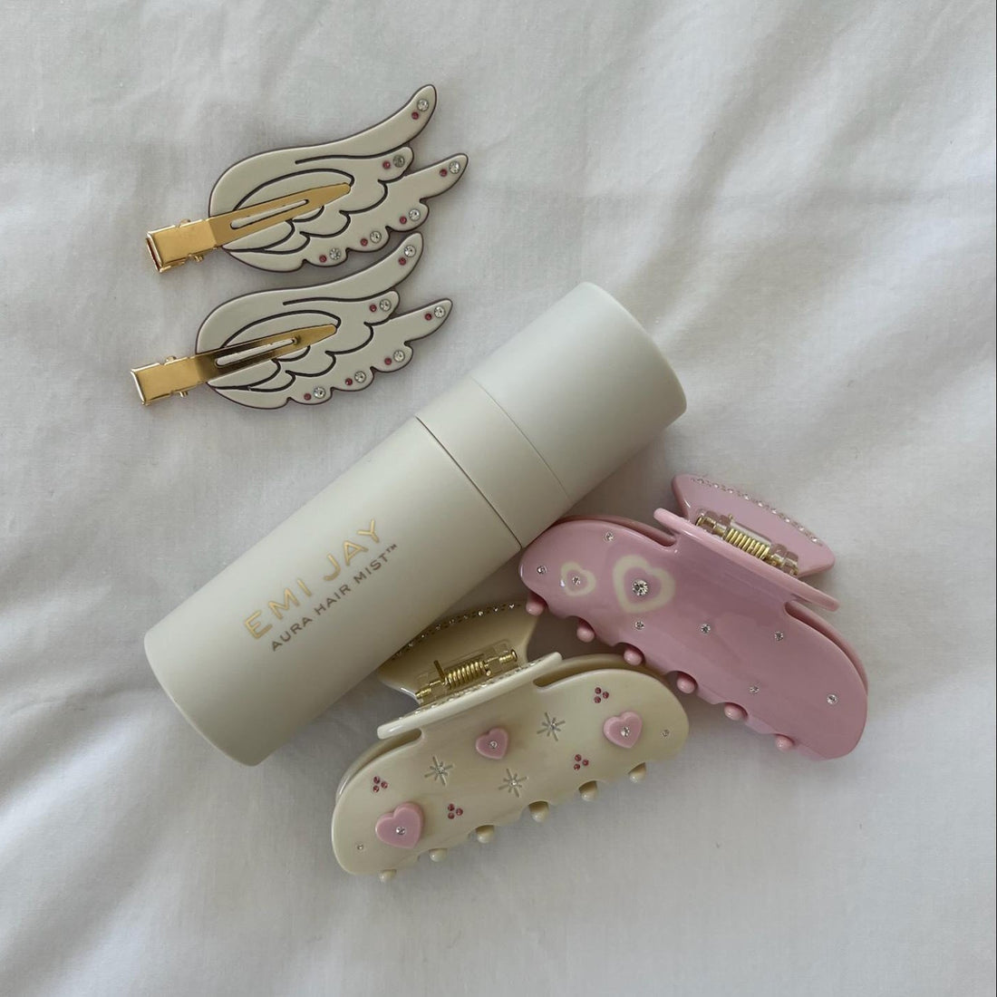 Popstar Clips in Dove Wing