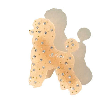 Mini Diamond Poodle Dog Hair Clip