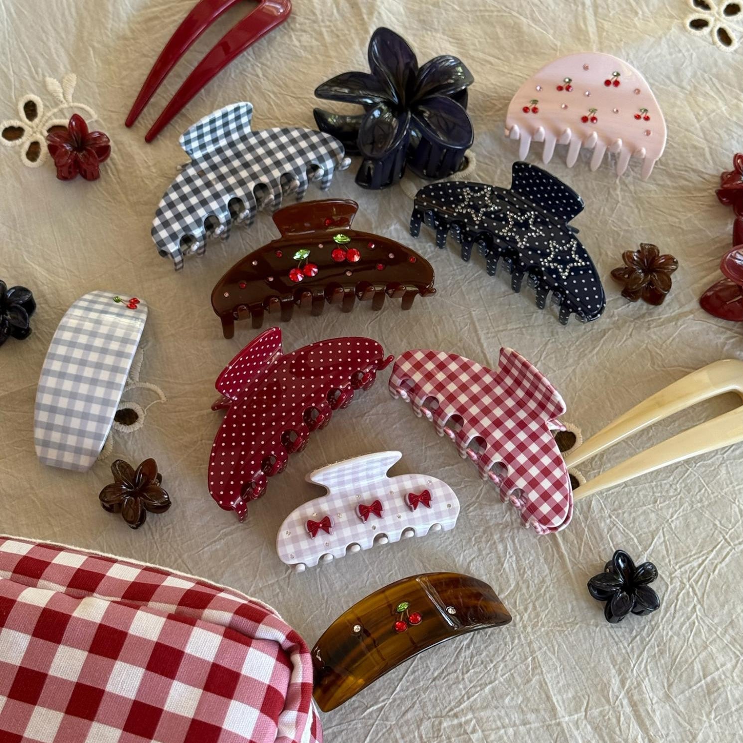 assorted emi jay hair accessories