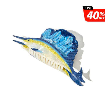 Jumbo Sailfish Hair Claw Clips