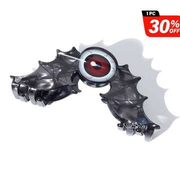 Jumbo Evil Eye Flying Bat Hair Claw Clips