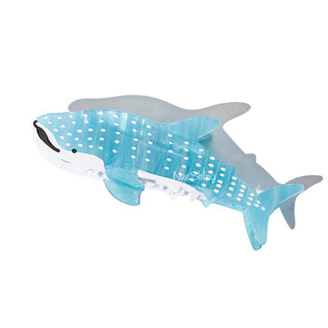 Jumbo Diamond Blue Whale Shark Hair Claw Clips