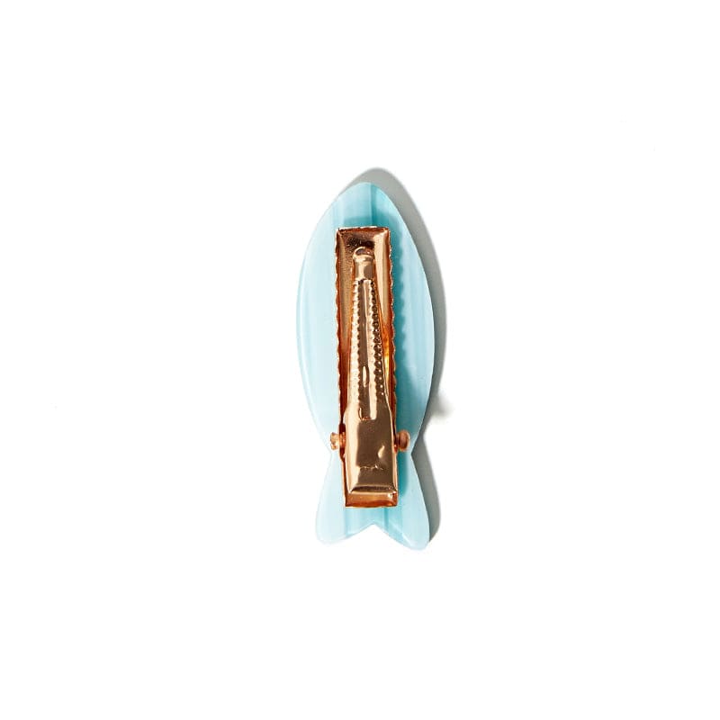 Mini Light Blue Fish Hair Clip