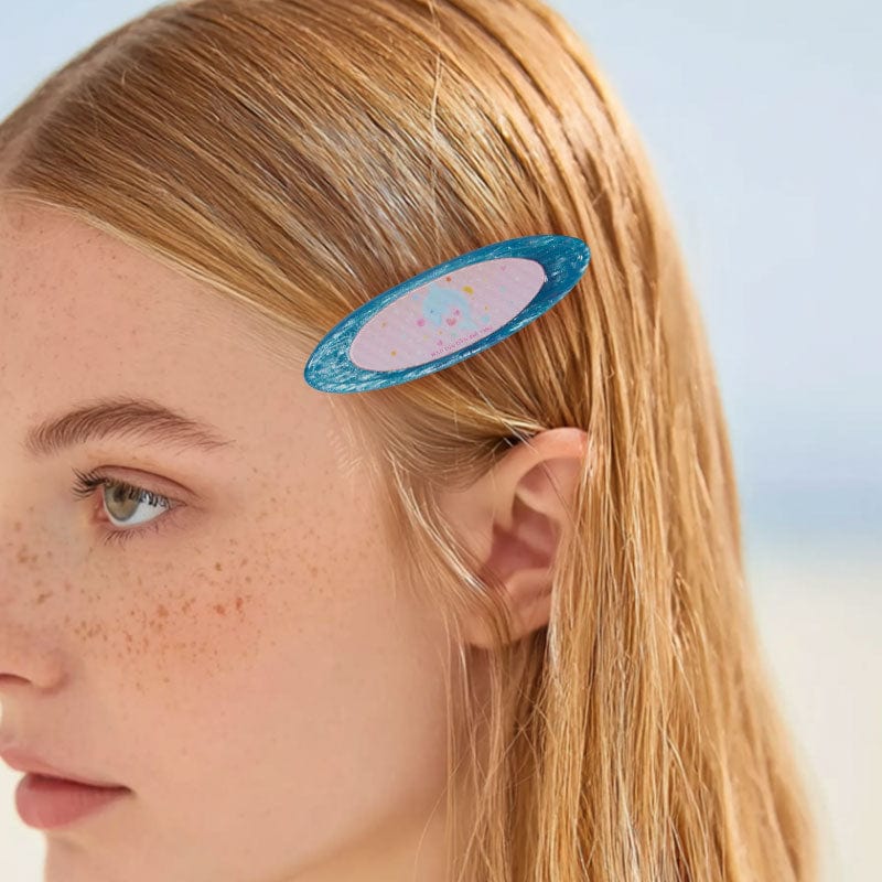 Small Galaxy Dolphin Hair Clip