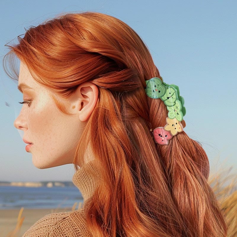 Green Korok Hair Claw Clips