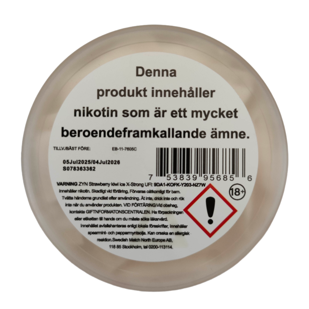 zyn strawberry kiwi ice 12mg