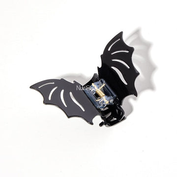 Small Spooky Bat Silhouette  Hair Claw Clips