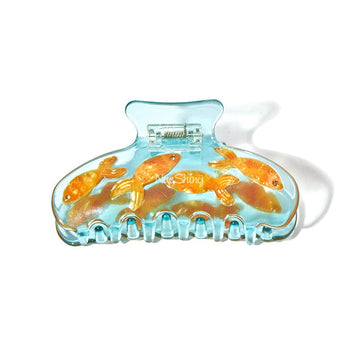 Large Vivid Goldfish Hair Claw Clips