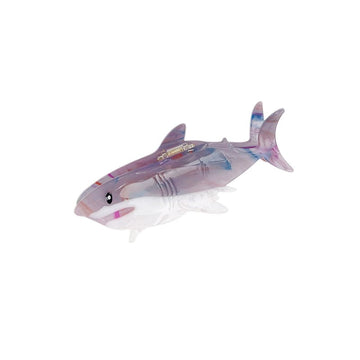 Jumbo Grayish Purple Shark Hair Claw Clips