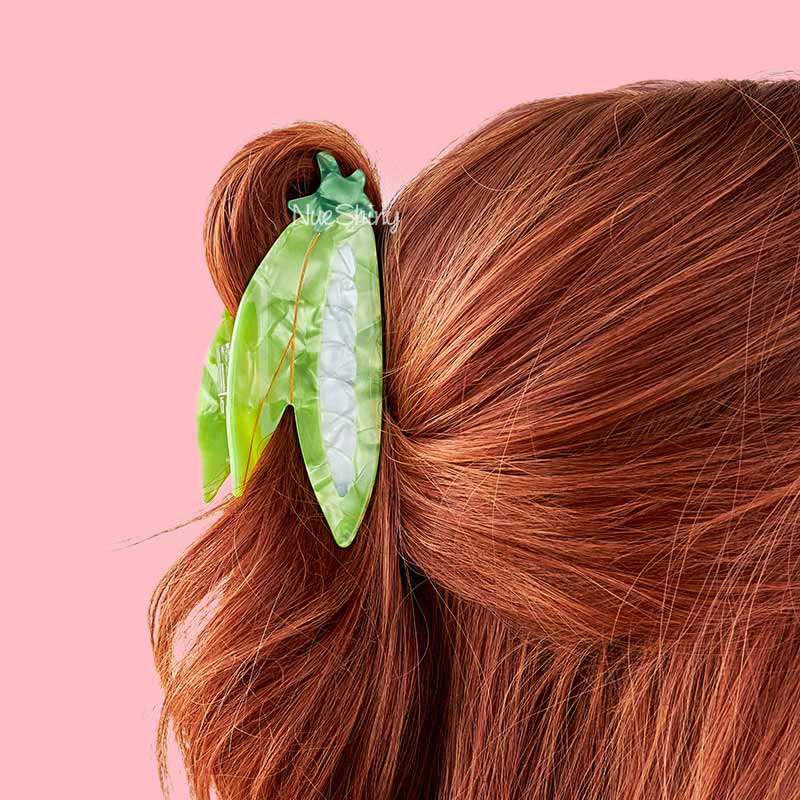 Medium Large Peas Hair Claw Clips