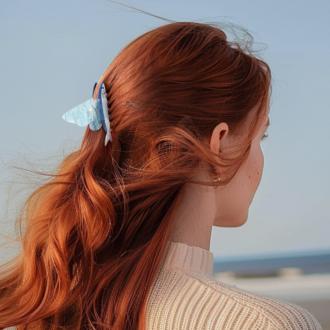 Medium Fly Fish Hair Claw Clips