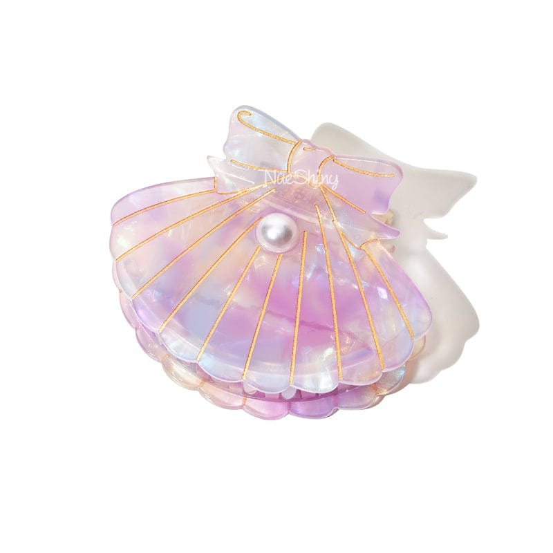 Medium Scallop Shell Hair Claw Clips