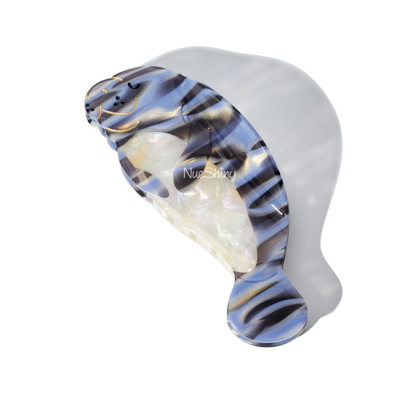 Jumbo Manatee Hair Claw Clips