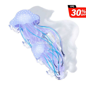 Jumbo Purple-Golden Jellyfish-Pacific Sea Nettle Hair Claw Clips