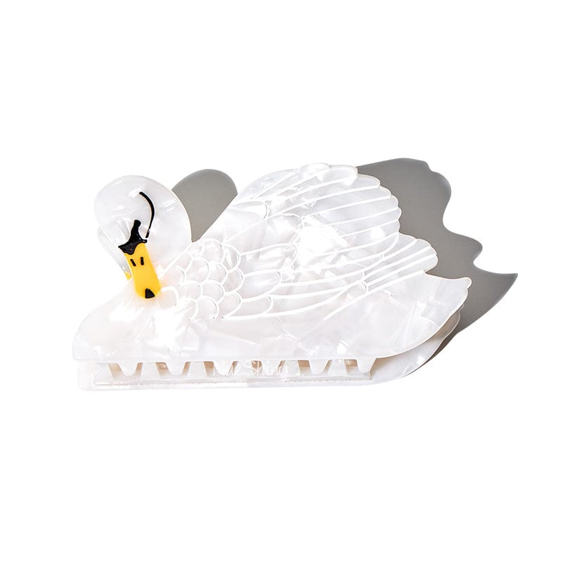 Large  Swans Hair Claw Clips