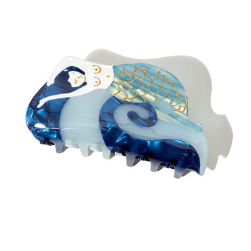 Blue Long Hair Mermaid Hair Clip Claw