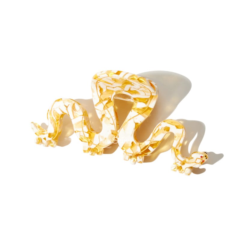 Large Rare Colour Ball Python Hair Claw Clips