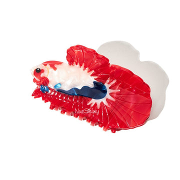 Large Betta Fish Hair Claw Clips