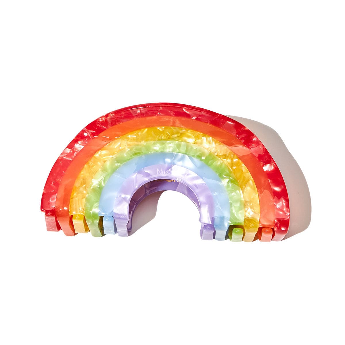 Large Rainbow Hair Claw Clips