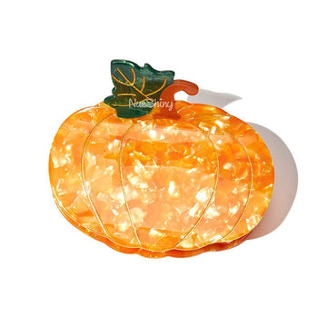 Large Pumpkin Hair Claw Clips