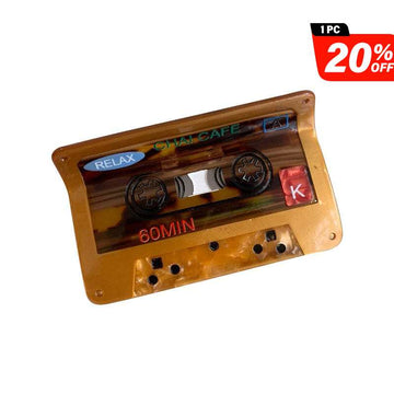 Small Video Tape Hair Claw Clips