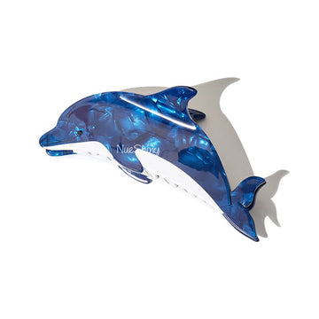 Jumbo Dolphin Hair Claw Clips