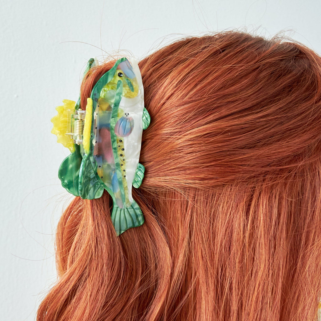 Jumbo Smallmouth Bass Hair Claw Clips