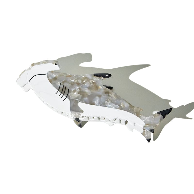 Jumbo Hammerhead Shark Hair Claw Clips