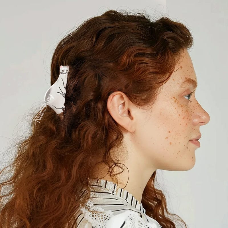 Medium Siberian Ermine Hair Claw Clips