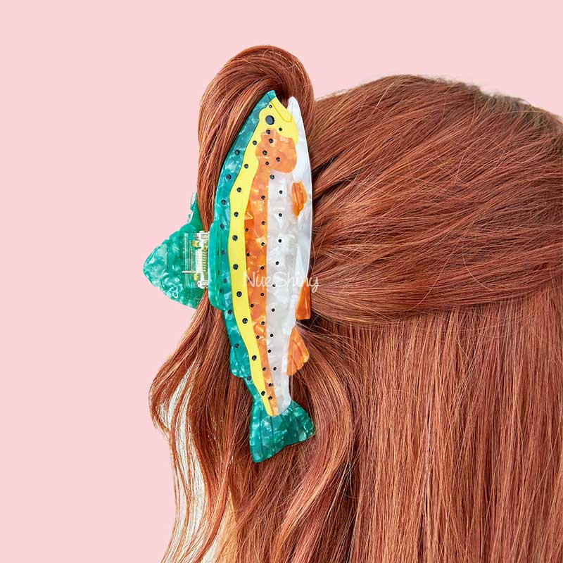 Jumbo Trout Hair Claw Clips