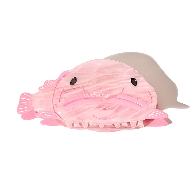 Large Blobfish Hair Claw Clips