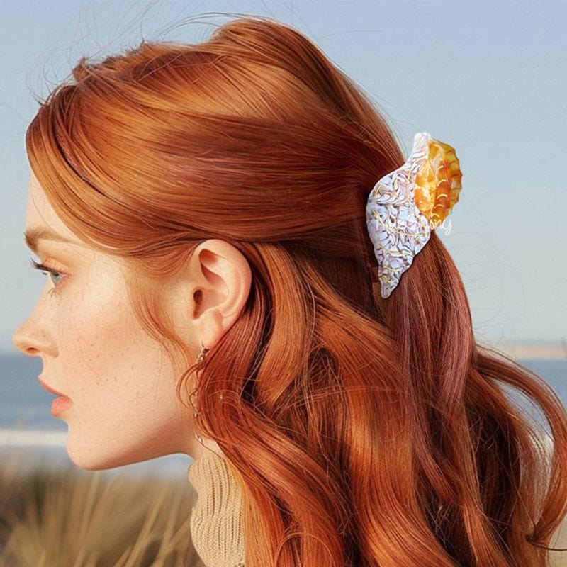 Medium Charonia Tritonis Hair Claw Clips