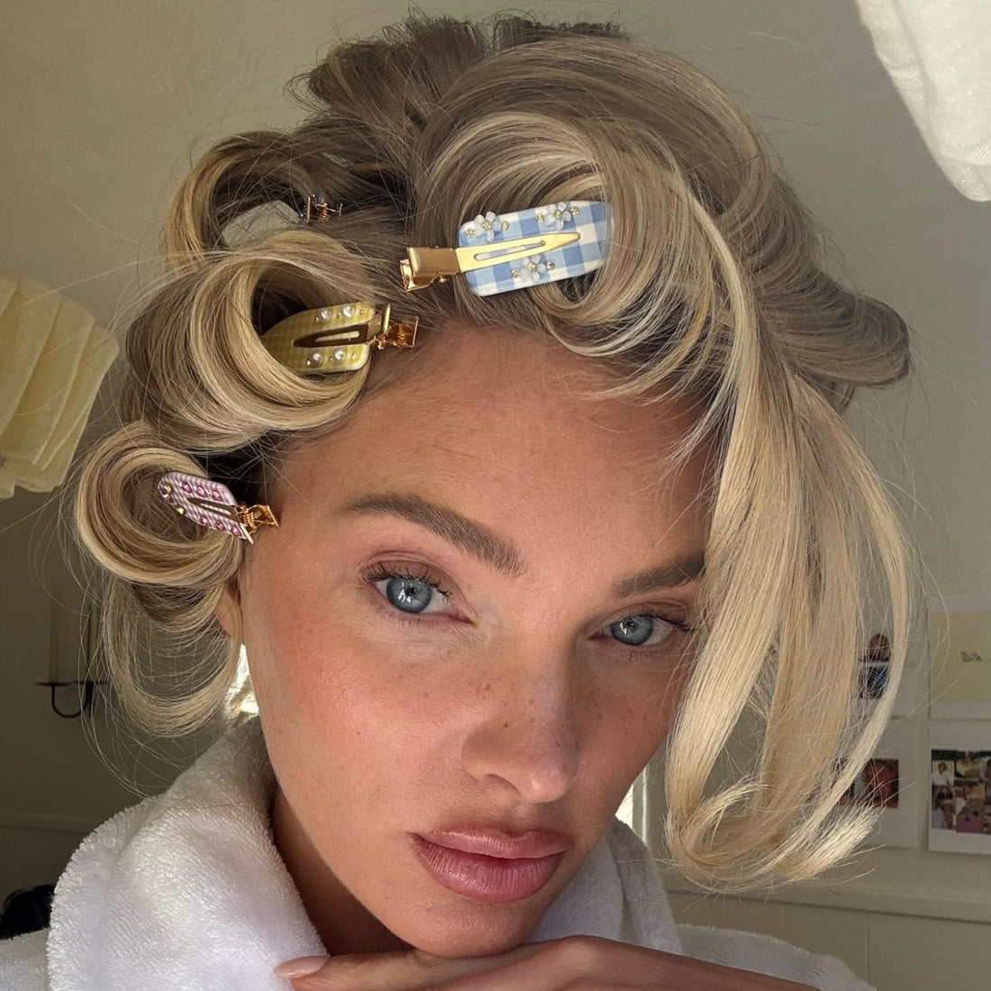 Popstar Creaseless Makeup Hair Clips in Berry Parfait