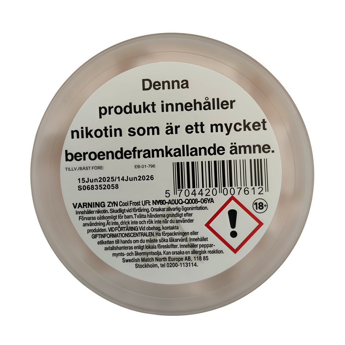 ZYN Cool Frost Slim Strong 9mg