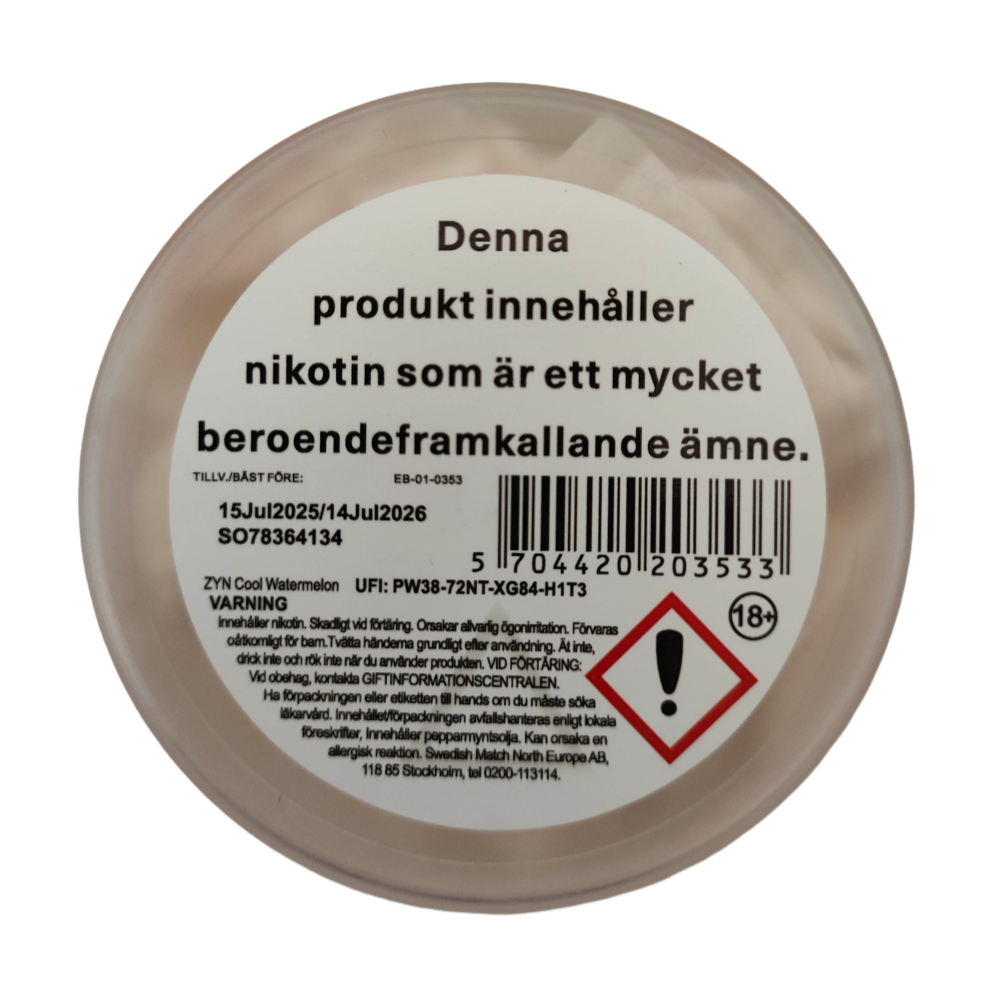 ZYN Cool Watermelon Slim 9mg
