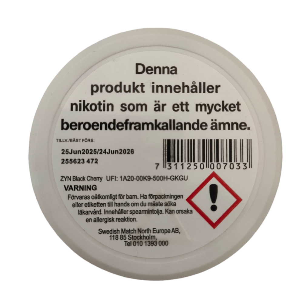 ZYN Mini Dry Black Cherry 6 mg