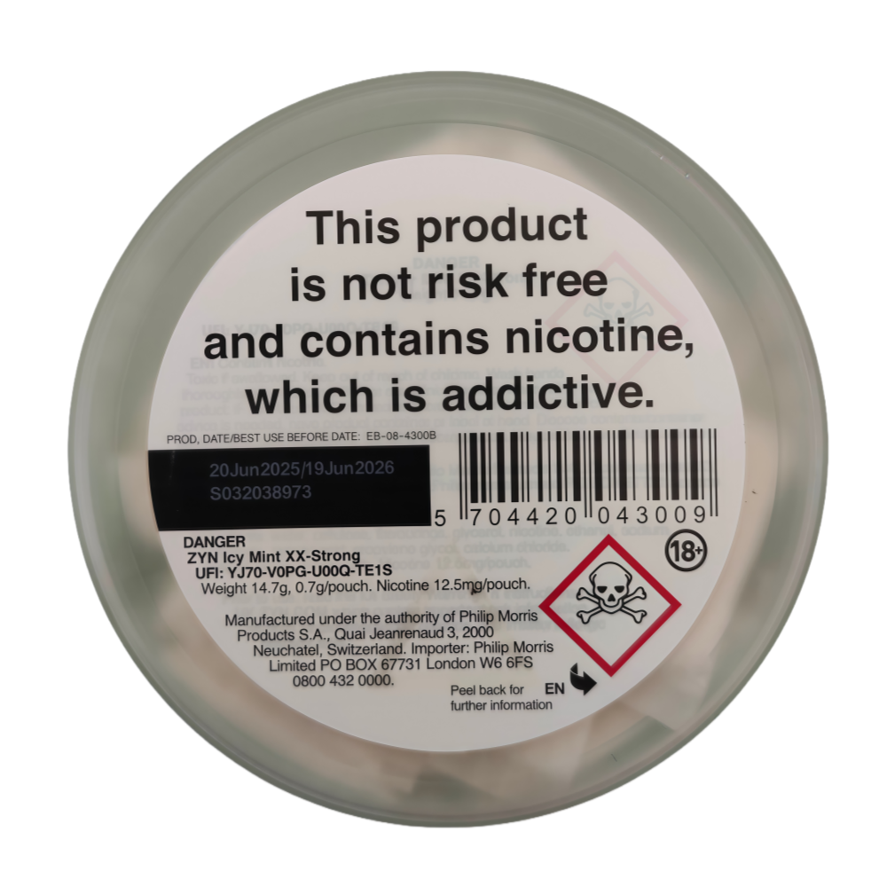 Zyn Icy Mint 12.5 mg