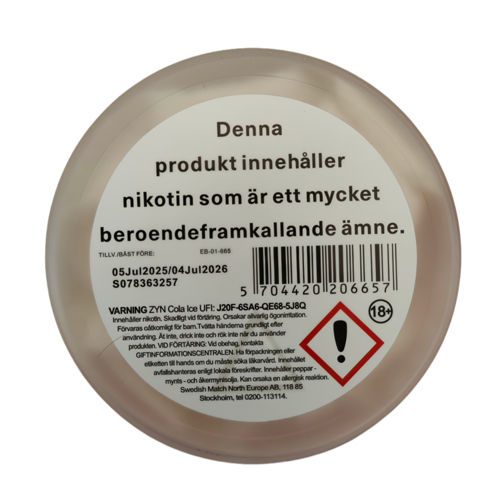 Zyn Slim Cola Ice 11mg