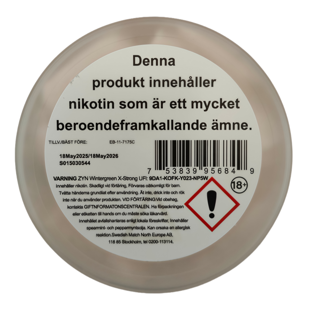 Zyn Wintergreen 20mg
