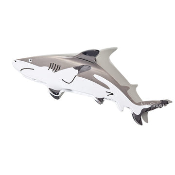 Jumbo Blacktip Reef Shark Hair Claw Clips