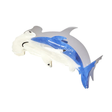 Jumbo Blue Hammerhead Shark Hair Claw Clips