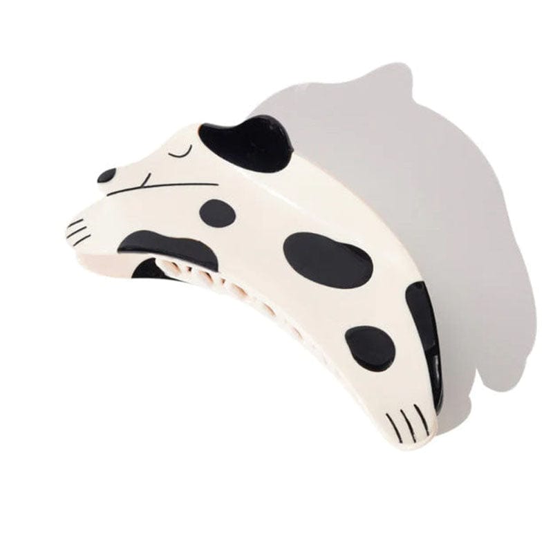 Medium Dalmatian Dog Hair Claw Clips