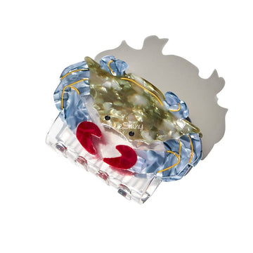Medium Blue Crab Hair Claw Clips