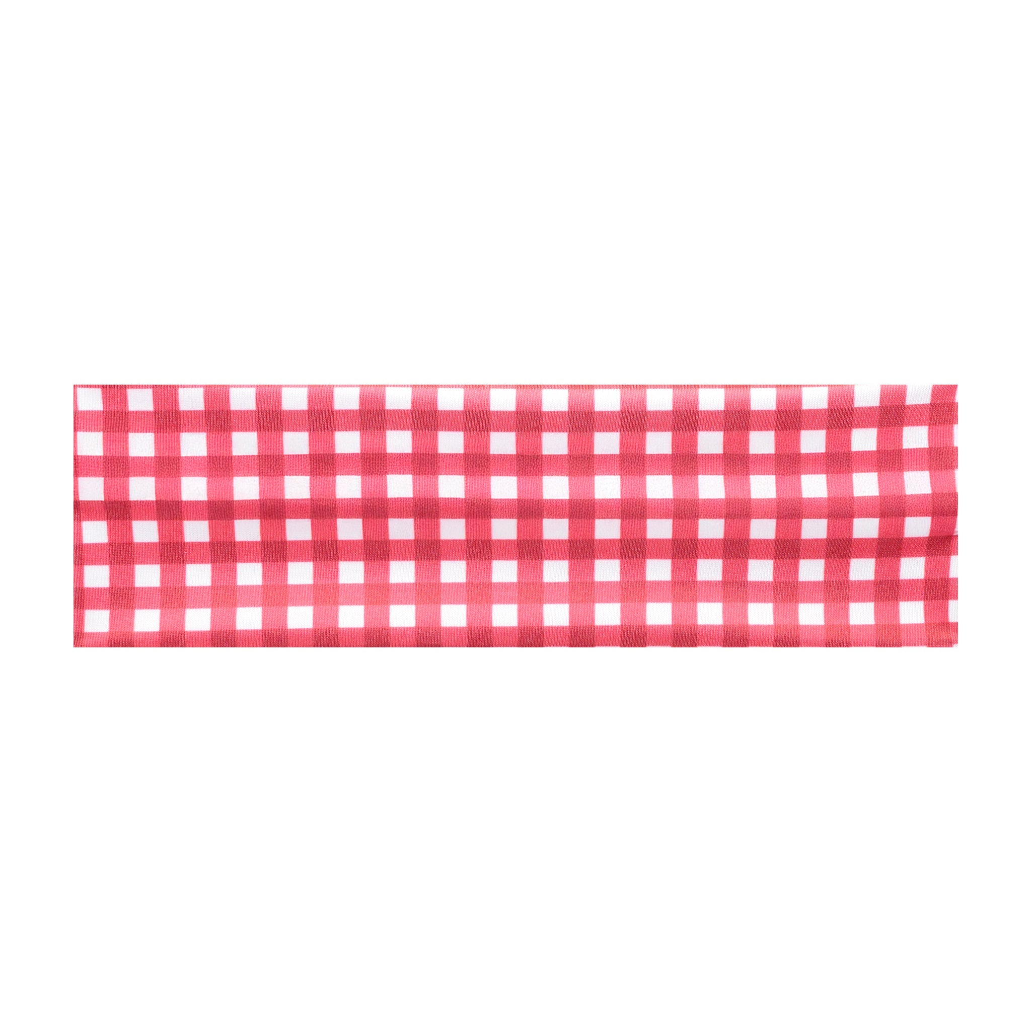 Infinity Headband in Cherry Gingham